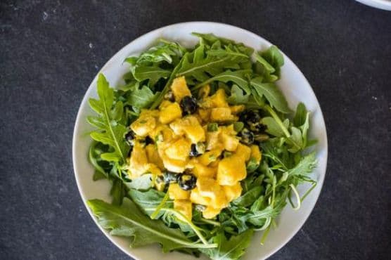 Paleo Mango Coconut Curried Chicken Salad