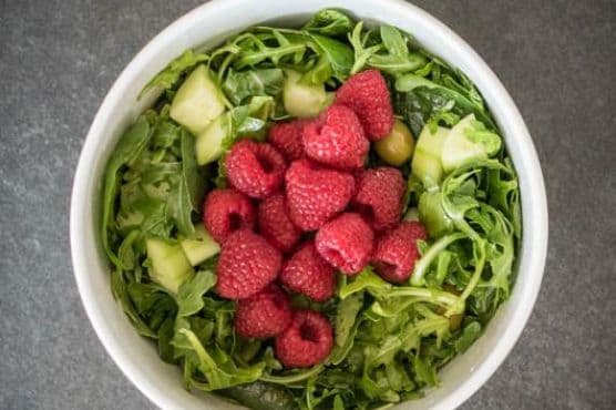 Raspberry Arugula Side Salad