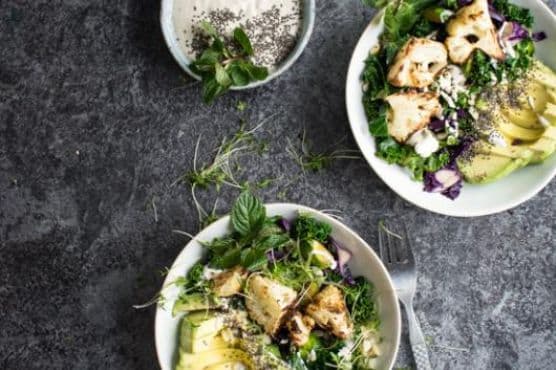 Roasted Cauliflower Detox Bowl with Tahini Sauce