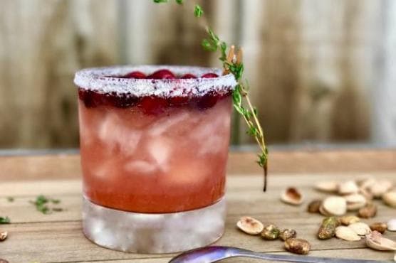 Cranberry-Orange Whisky Sour