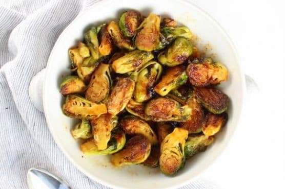 Spicy and Sweet Brussels Sprouts