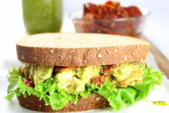 Sprouted Grain Chicken Pesto Sandwich