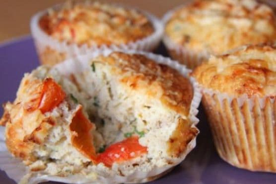 Tomato, Basil & Parmesan Muffins