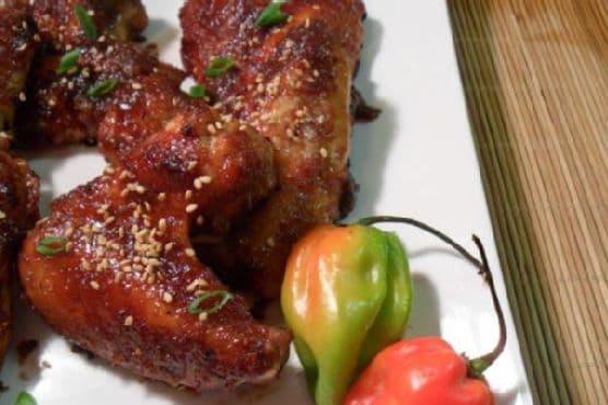Baked Habanero Hot Wings