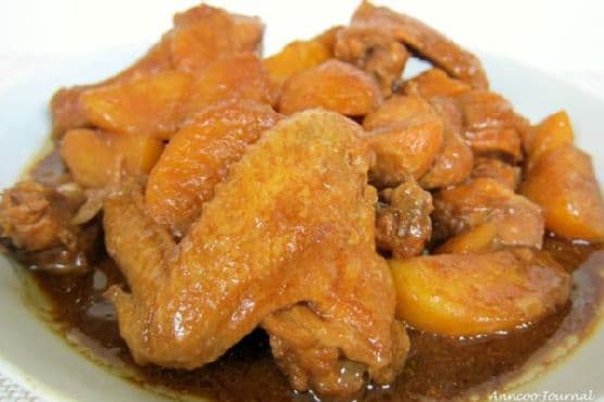 Braised Chicken With Miso Paste