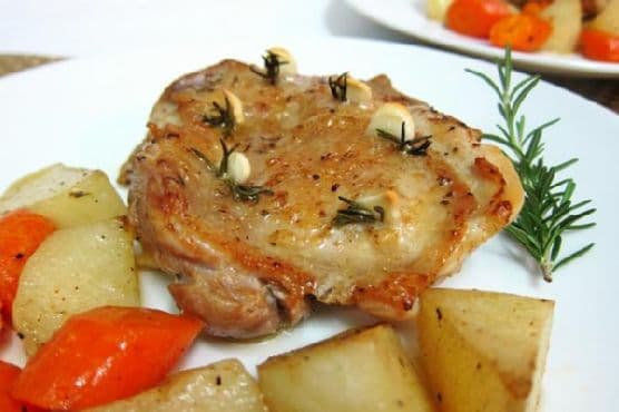 Chicken Thigh With Rosemary and Garlic
