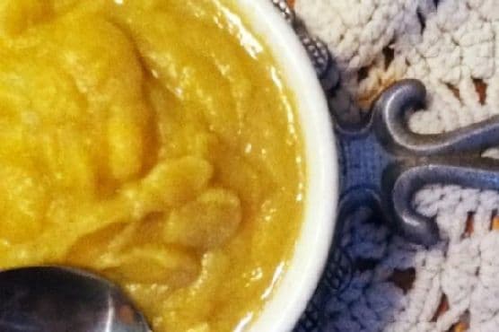 Curried Butternut Squash and Apple Soup