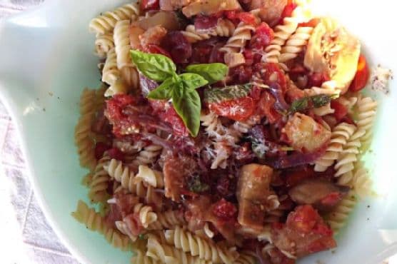 Eggplant and Tomato Sauce