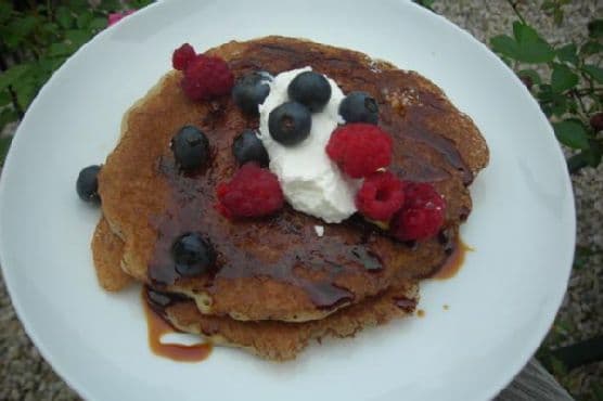 Fourth Of July Sourdough Pancakes