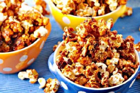Freaky Hot Wing Popcorn