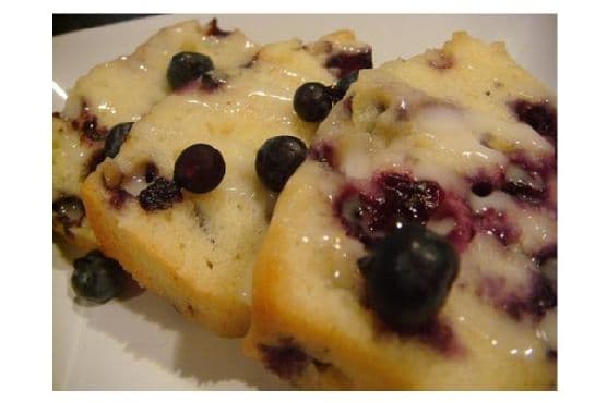 Glazed Lemon Blueberry Cake