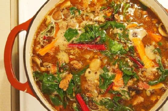 Hearty Meaty Fall Soup