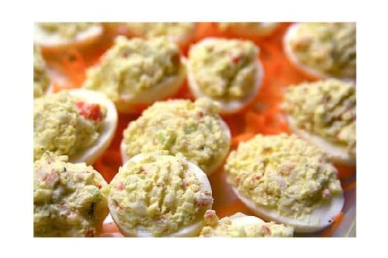 Hummus Deviled Eggs