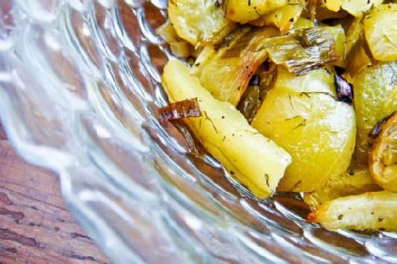 Julia Child's Baked Cucumbers Butter-Free