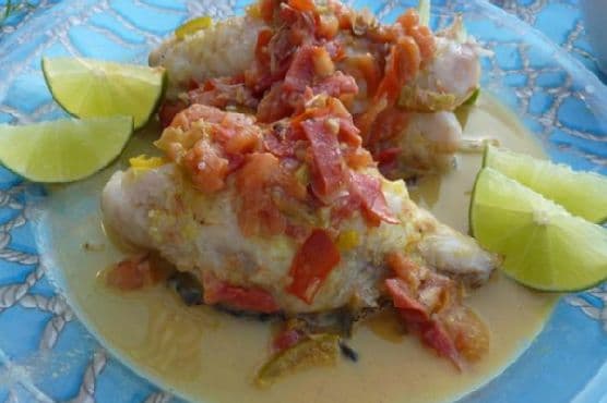 Pan Poached Rockfish With Preserved Limes