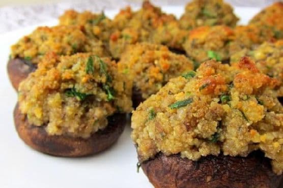 Parmesan Stuffed Mushrooms
