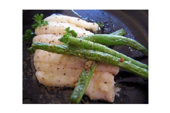 Poached Sole With Blood Orange Beurre Blanc
