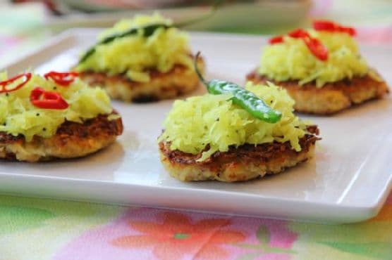 Rösti With Papaya Salad