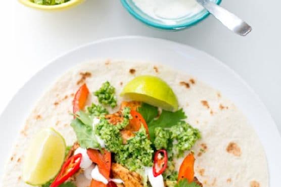 Spicy Chicken with Salsa Verde