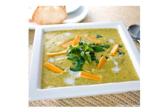Vegan Broccoli Cheddar Soup