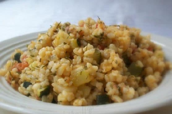 Vegetable Bulgur Pilaf