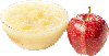 un-sweetened apple sauce
