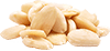 blanched almonds