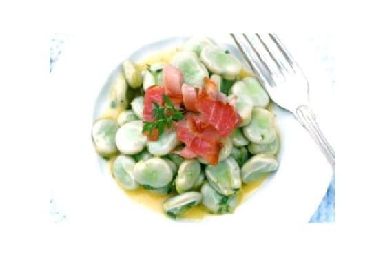 Broad Beans With Lemon & Thyme Vinaigrette