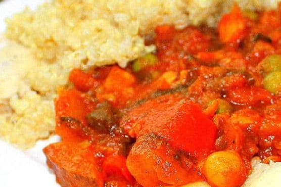 Curried Chickpeas and Vegetables