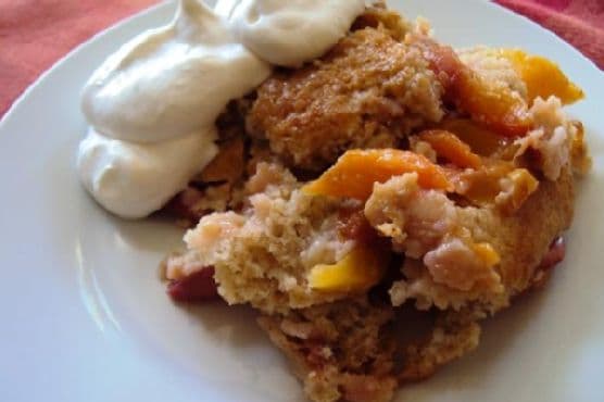 Mango Peach Cobbler