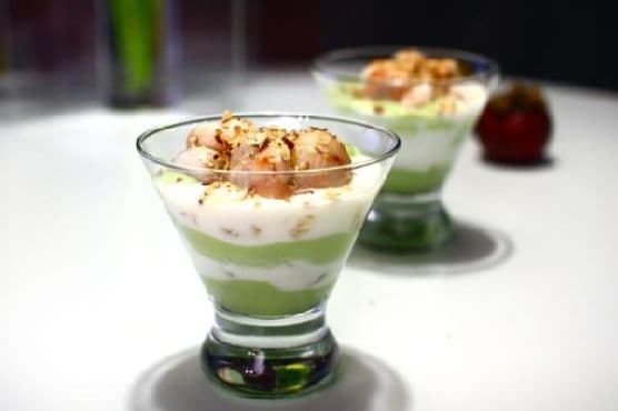 Mangosteen Avocado Yogurt Parfait