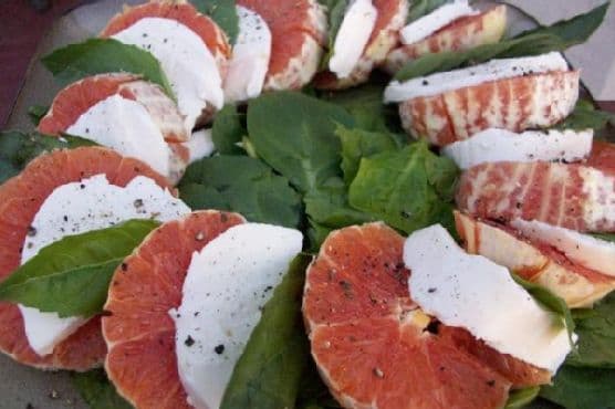 Orange Caprese Salad