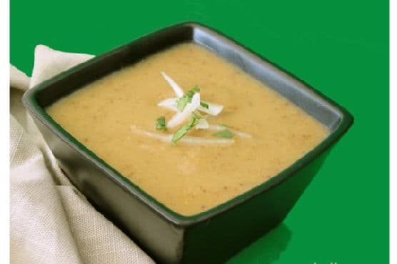 Roasted Cauliflower and Leek Soup