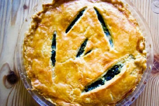 Savory Chard & Prosciutto Tart